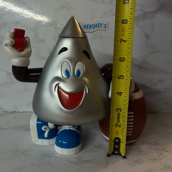 Vintage Hershey’s Candy Dispenser-Football Coach w/ Football and Whistle 1999 - Picture 8 of 9